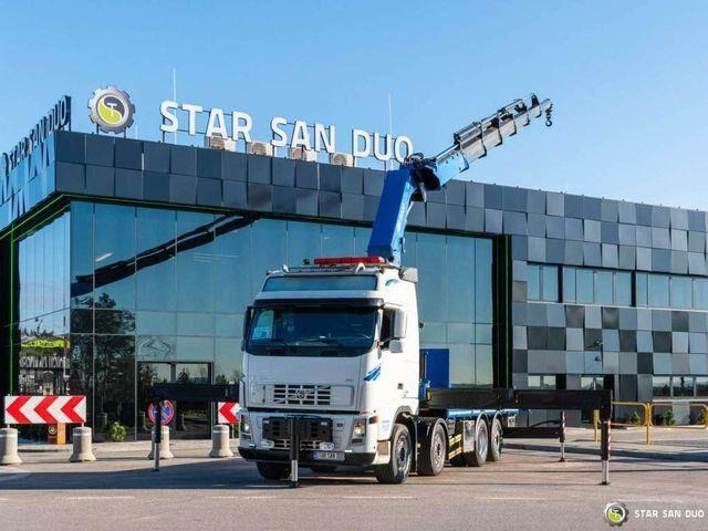 Volvo FH480 8x2 HMF 6020-OK6 Kran Crane 2016 - Φορτηγό με ανοιχτή καρότσα, Φορτηγό με γερανό: φωτογραφία 1 Volvo FH480 8x2 HMF 6020-OK6 Kran Crane 2016 - Φορτηγό με ανοιχτή καρότσα, Φορτηγό με γερανό: φωτογραφία 1