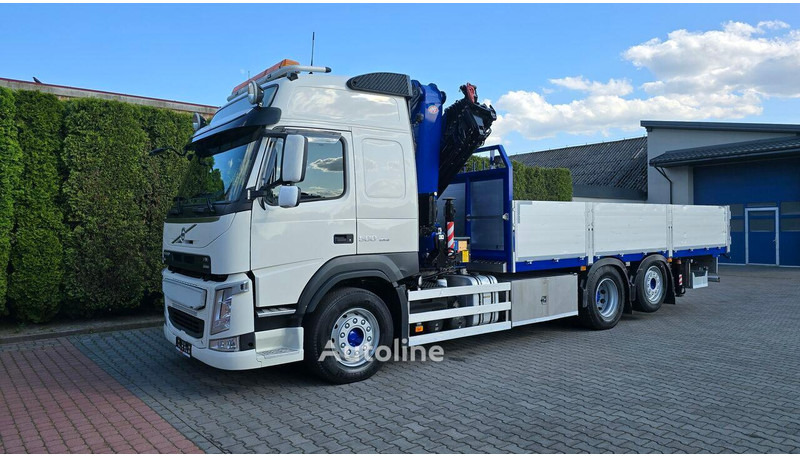 Volvo FM 500 - Flatbed+crane 6x2 - Φορτηγό με ανοιχτή καρότσα, Φορτηγό με γερανό: φωτογραφία 2 Volvo FM 500 - Flatbed+crane 6x2 - Φορτηγό με ανοιχτή καρότσα, Φορτηγό με γερανό: φωτογραφία 2