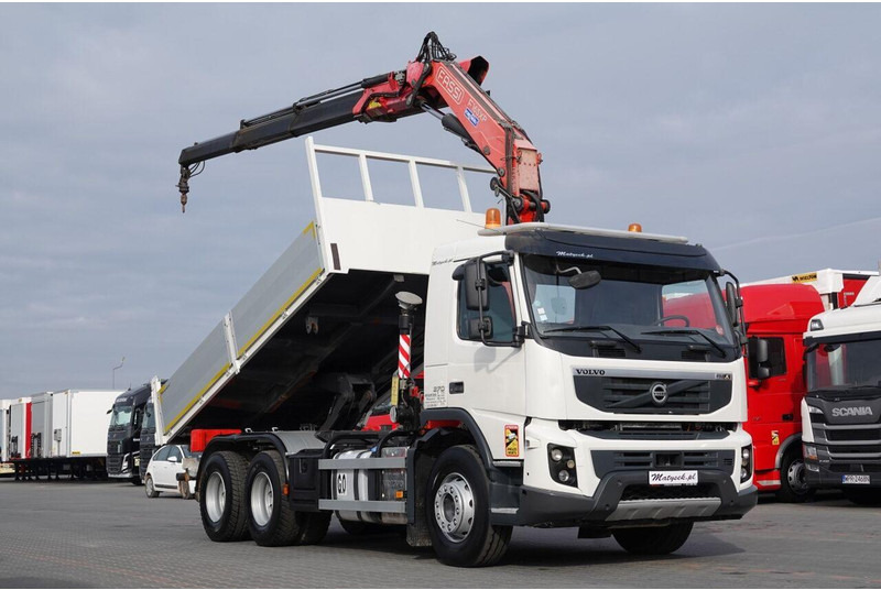 Volvo FMX 370 / 6X4 / WYWROTKA + HDS FASSI F165XP / MAX UDŹWIG 5200KG - Φορτηγό ανατρεπόμενο: φωτογραφία 5 Volvo FMX 370 / 6X4 / WYWROTKA + HDS FASSI F165XP / MAX UDŹWIG 5200KG - Φορτηγό ανατρεπόμενο: φωτογραφία 5