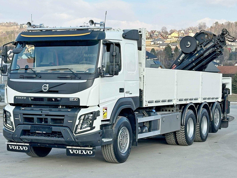 Volvo FMX 460 HIAB X - HIPRO 302 EP - 5 + FUNK/ 8x4 - Φορτηγό με ανοιχτή καρότσα, Φορτηγό με γερανό: φωτογραφία 4 Volvo FMX 460 HIAB X - HIPRO 302 EP - 5 + FUNK/ 8x4 - Φορτηγό με ανοιχτή καρότσα, Φορτηγό με γερανό: φωτογραφία 4
