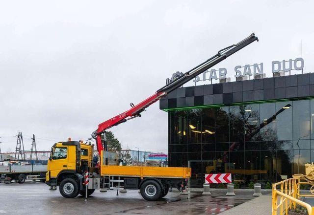 Volvo FMX330 4x4 FASSI F135A2.23 Crane Kran - Φορτηγό με ανοιχτή καρότσα, Φορτηγό με γερανό: φωτογραφία 2 Volvo FMX330 4x4 FASSI F135A2.23 Crane Kran - Φορτηγό με ανοιχτή καρότσα, Φορτηγό με γερανό: φωτογραφία 2