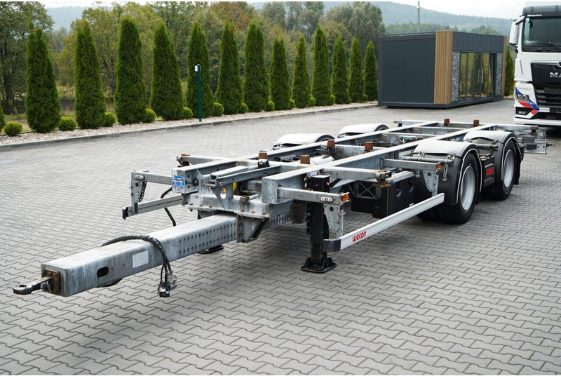 Wecon / NACZEPA PODKONTENEROWA / 2019 - Ρυμούλκα μεταφοράς εμπορευματοκιβωτίων/ Κινητό αμάξωμα: φωτογραφία 1 Wecon / NACZEPA PODKONTENEROWA / 2019 - Ρυμούλκα μεταφοράς εμπορευματοκιβωτίων/ Κινητό αμάξωμα: φωτογραφία 1