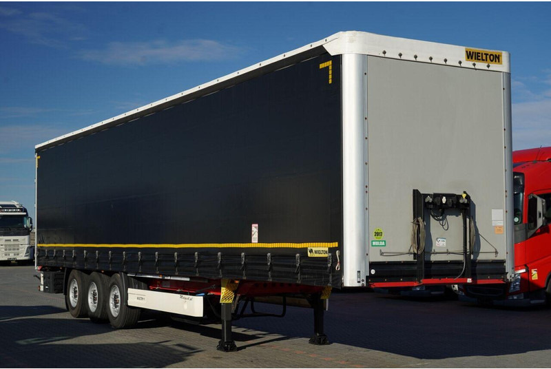 Wielton FIRANKA STANDARD / MULDA DO STALI - 9 M / OŚ PODNOSZONA / SAF / - Επικαθήμενο κουρτίνα: φωτογραφία 1 Wielton FIRANKA STANDARD / MULDA DO STALI - 9 M / OŚ PODNOSZONA / SAF / - Επικαθήμενο κουρτίνα: φωτογραφία 1