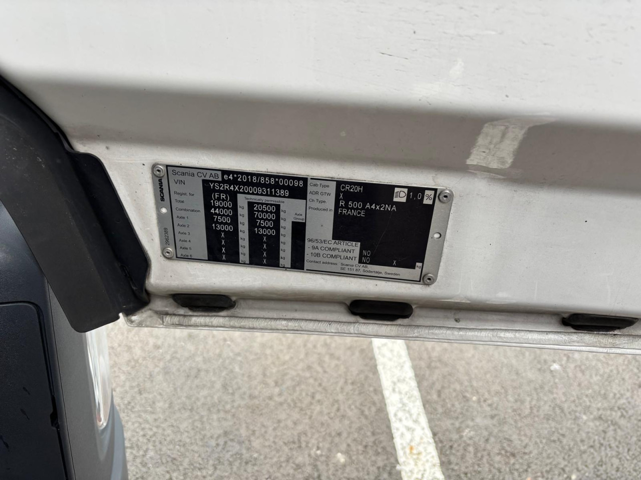 SCANIA R 500 A4x2NA - Τράκτορας: φωτογραφία 5 SCANIA R 500 A4x2NA - Τράκτορας: φωτογραφία 5