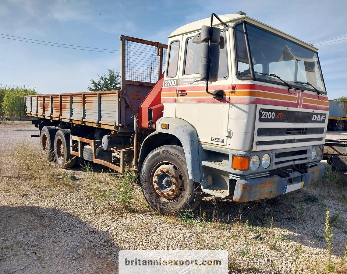 DAF 2700 ATI 6x4 26 Ton Sideways Tipper with HMF 820 Crane | Export Ready. - Φορτηγό ανατρεπόμενο, Φορτηγό με γερανό: φωτογραφία 1 DAF 2700 ATI 6x4 26 Ton Sideways Tipper with HMF 820 Crane | Export Ready. - Φορτηγό ανατρεπόμενο, Φορτηγό με γερανό: φωτογραφία 1