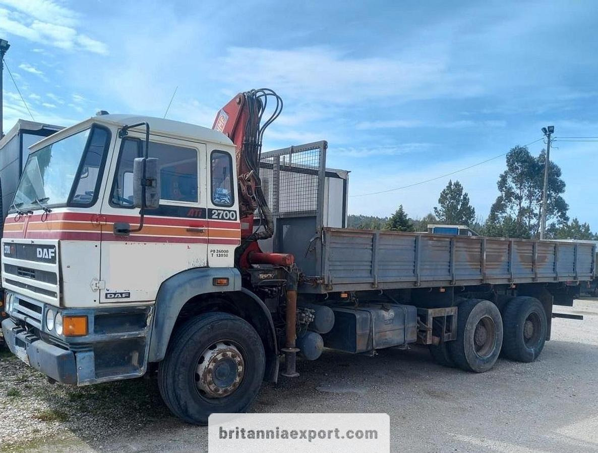 DAF 2700 ATI 6x4 26 Ton Sideways Tipper with HMF 820 Crane | Export Ready. - Φορτηγό ανατρεπόμενο, Φορτηγό με γερανό: φωτογραφία 3 DAF 2700 ATI 6x4 26 Ton Sideways Tipper with HMF 820 Crane | Export Ready. - Φορτηγό ανατρεπόμενο, Φορτηγό με γερανό: φωτογραφία 3