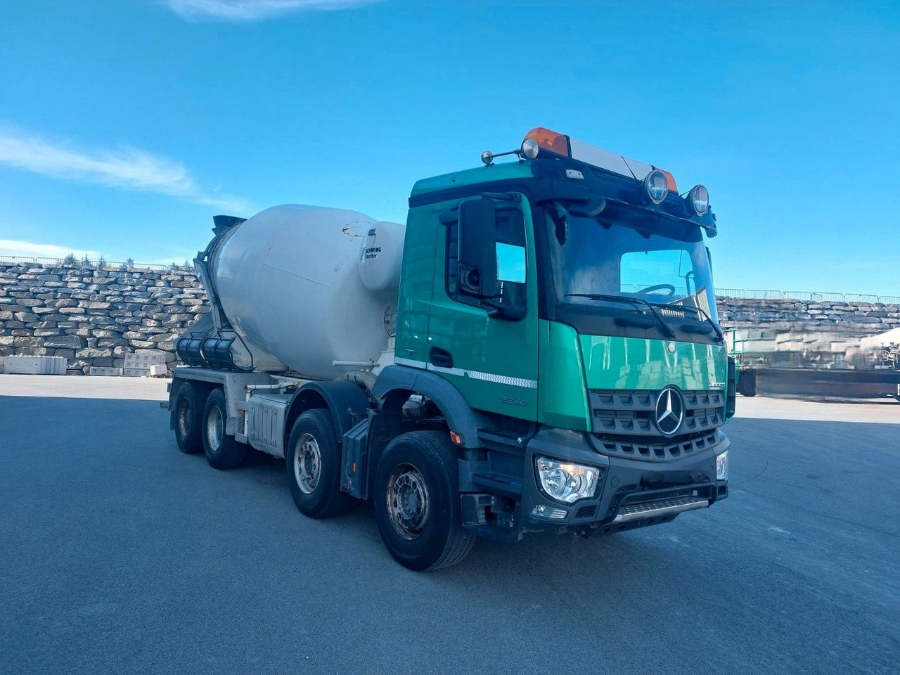 Mercedes-Benz 3246 8x4 / 9 m3 stetter - Μπετονιέρα φορτηγό: φωτογραφία 1 Mercedes-Benz 3246 8x4 / 9 m3 stetter - Μπετονιέρα φορτηγό: φωτογραφία 1