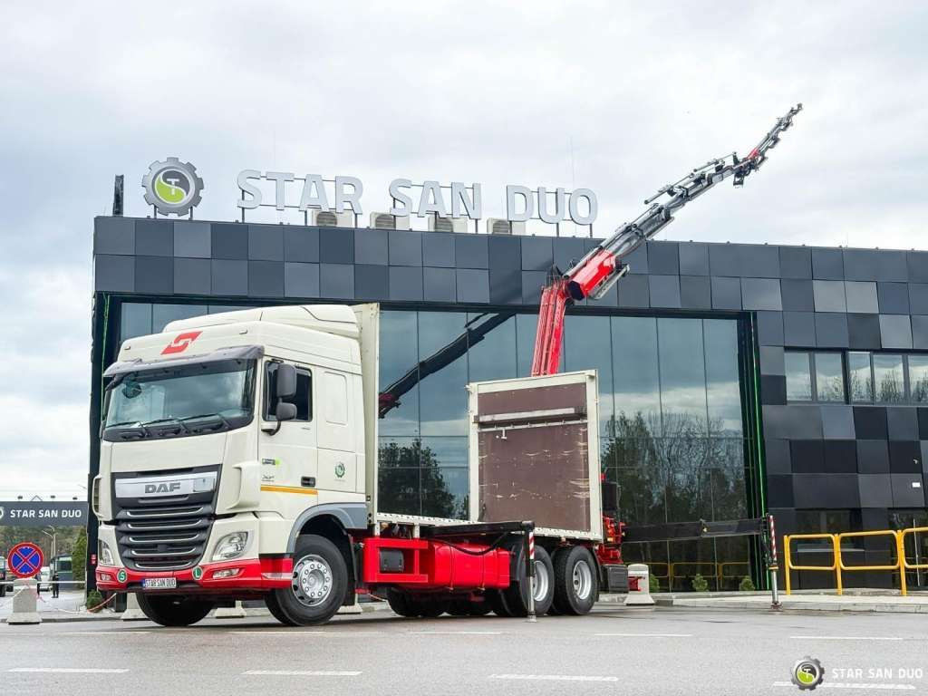 DAF XF 440 6x2 Fassi F365 FLY JIBCranePallet Grippe - Φορτηγό με γερανό: φωτογραφία 1 DAF XF 440 6x2 Fassi F365 FLY JIBCranePallet Grippe - Φορτηγό με γερανό: φωτογραφία 1