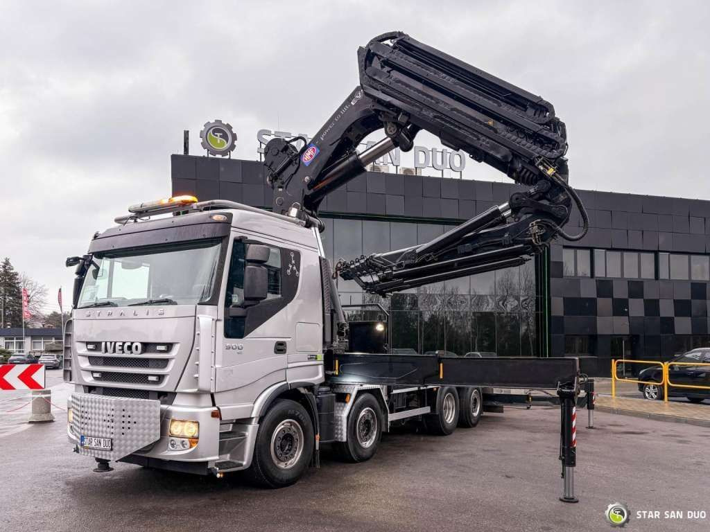 Iveco STRALIS AS320S50Y 8x2 HMF 8520-0K6 FLY JIB Winc - Φορτηγό με γερανό: φωτογραφία 2 Iveco STRALIS AS320S50Y 8x2 HMF 8520-0K6 FLY JIB Winc - Φορτηγό με γερανό: φωτογραφία 2