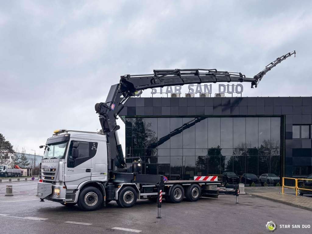 Iveco STRALIS AS320S50Y 8x2 HMF 8520-0K6 FLY JIB Winc - Φορτηγό με γερανό: φωτογραφία 3 Iveco STRALIS AS320S50Y 8x2 HMF 8520-0K6 FLY JIB Winc - Φορτηγό με γερανό: φωτογραφία 3