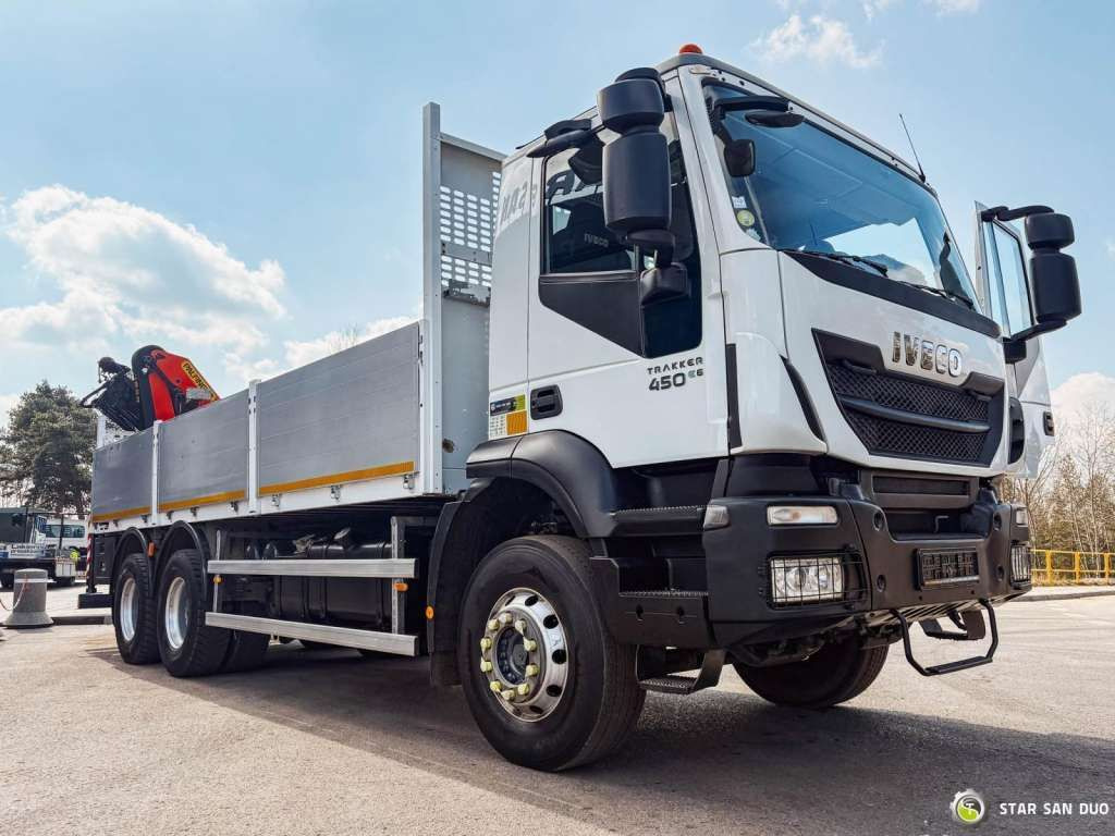 Καινούριο Φορτηγό με γερανό Iveco  TRAKKER 450 6x4 PALFINGER PK 18502 SH Rotator: φωτογραφία 22