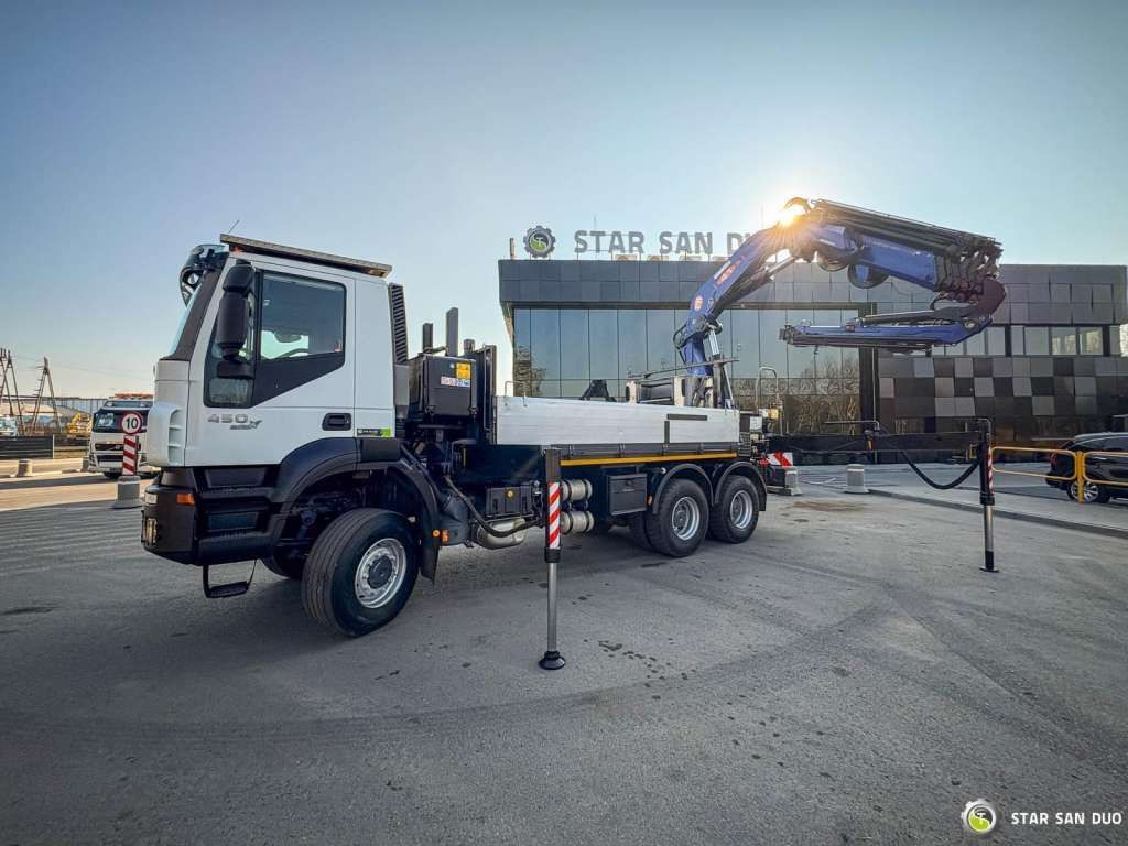 Iveco TRAKKER 450 6x6 PM41S FLY JIB Crane Kipper - Φορτηγό με γερανό: φωτογραφία 2 Iveco TRAKKER 450 6x6 PM41S FLY JIB Crane Kipper - Φορτηγό με γερανό: φωτογραφία 2