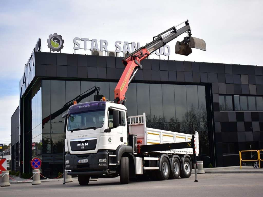 MAN TGS 35.400 8X4 PALFINGER PK 33002 CRANE KIPPER - Φορτηγό με γερανό, Φορτηγό ανατρεπόμενο: φωτογραφία 5 MAN TGS 35.400 8X4 PALFINGER PK 33002 CRANE KIPPER - Φορτηγό με γερανό, Φορτηγό ανατρεπόμενο: φωτογραφία 5