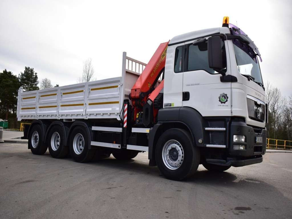 MAN TGS 35.400 8X4 PALFINGER PK 33002 CRANE KIPPER - Φορτηγό με γερανό, Φορτηγό ανατρεπόμενο: φωτογραφία 3 MAN TGS 35.400 8X4 PALFINGER PK 33002 CRANE KIPPER - Φορτηγό με γερανό, Φορτηγό ανατρεπόμενο: φωτογραφία 3