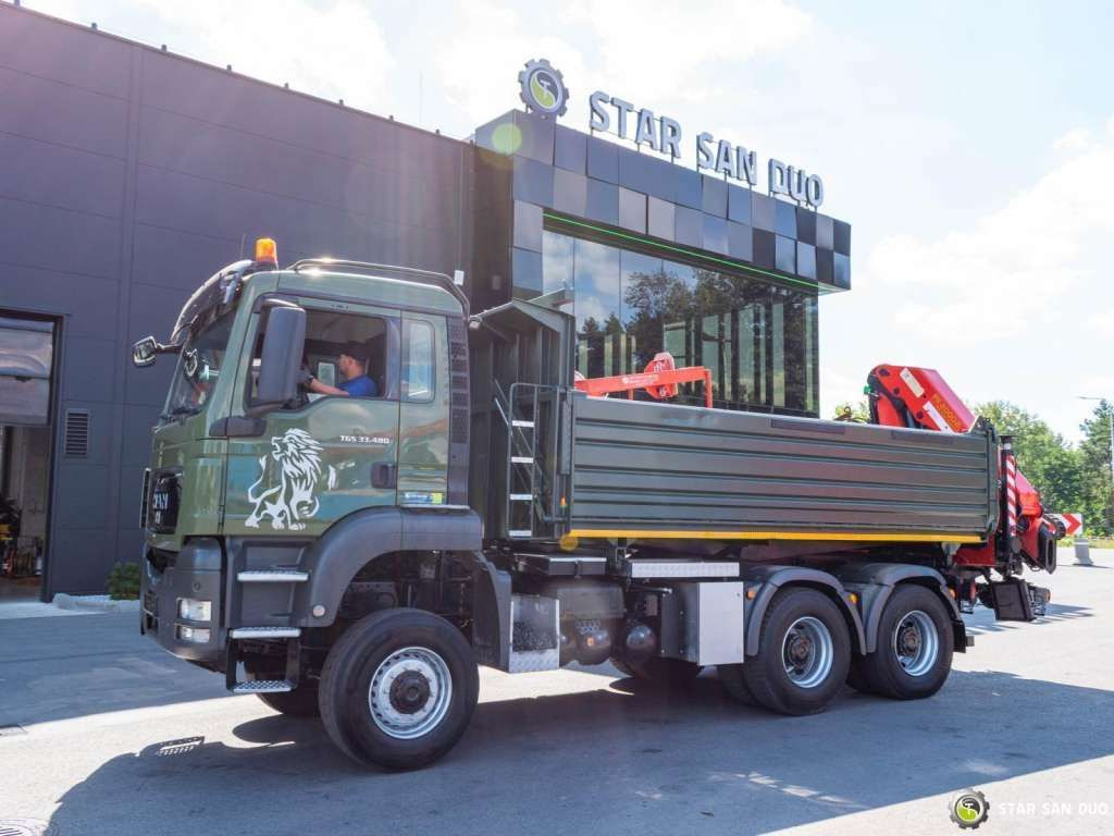 Φορτηγό ανατρεπόμενο MAN TGS 35.480 PALFINGER PK 20002 HDS Grapple Tippe: φωτογραφία 11 Φορτηγό ανατρεπόμενο MAN TGS 35.480 PALFINGER PK 20002 HDS Grapple Tippe: φωτογραφία 11