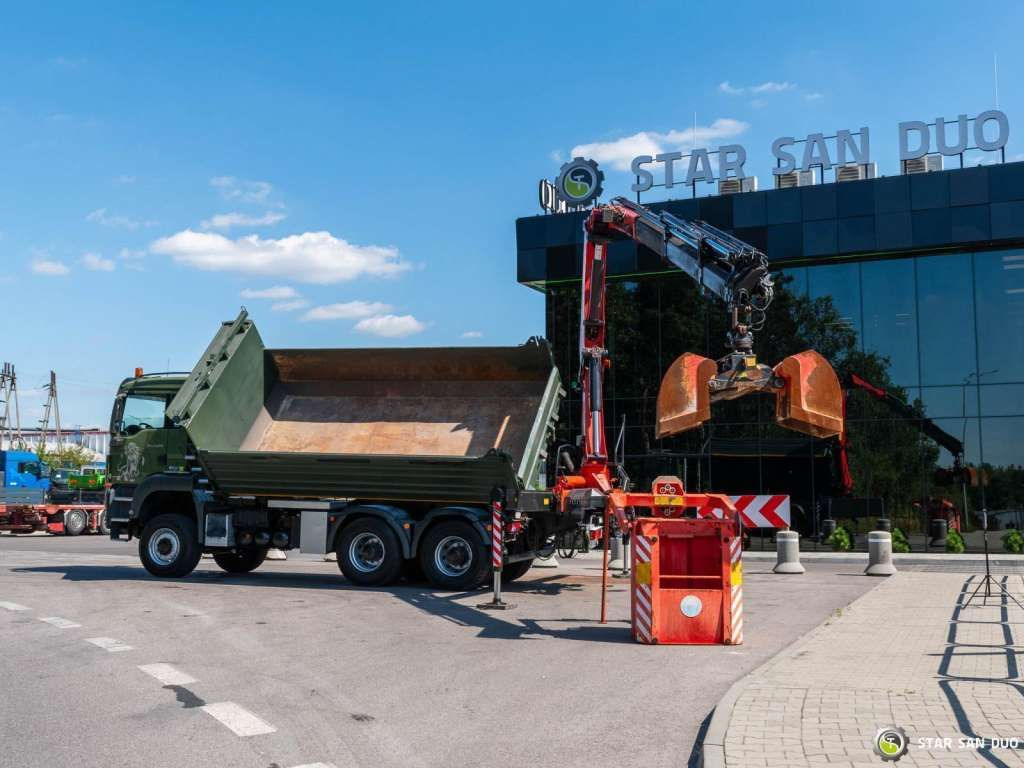 Φορτηγό ανατρεπόμενο MAN TGS 35.480 PALFINGER PK 20002 HDS Grapple Tippe: φωτογραφία 9 Φορτηγό ανατρεπόμενο MAN TGS 35.480 PALFINGER PK 20002 HDS Grapple Tippe: φωτογραφία 9