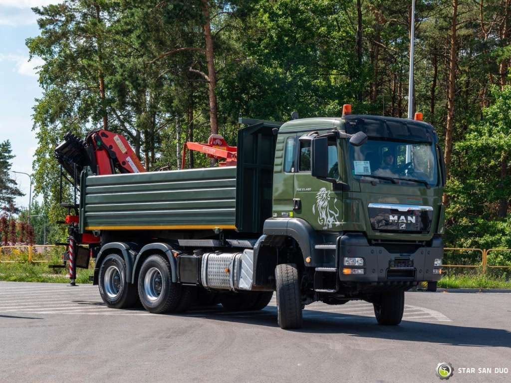 Φορτηγό ανατρεπόμενο MAN TGS 35.480 PALFINGER PK 20002 HDS Grapple Tippe: φωτογραφία 12 Φορτηγό ανατρεπόμενο MAN TGS 35.480 PALFINGER PK 20002 HDS Grapple Tippe: φωτογραφία 12