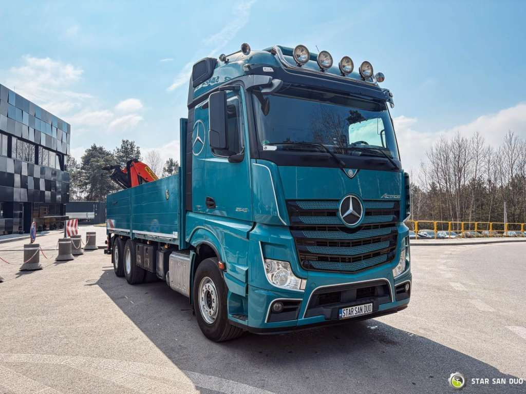 Mercedes-Benz ACTROS 2545 6x2 Palfinger PK 16001 HDS Crane Mercedes-Benz ACTROS 2545 6x2 Palfinger PK 16001 HDS Crane - Φορτηγό με γερανό, Φορτηγό με ανοιχτή καρότσα: φωτογραφία 5 Mercedes-Benz ACTROS 2545 6x2 Palfinger PK 16001 HDS Crane Mercedes-Benz ACTROS 2545 6x2 Palfinger PK 16001 HDS Crane - Φορτηγό με γερανό, Φορτηγό με ανοιχτή καρότσα: φωτογραφία 5
