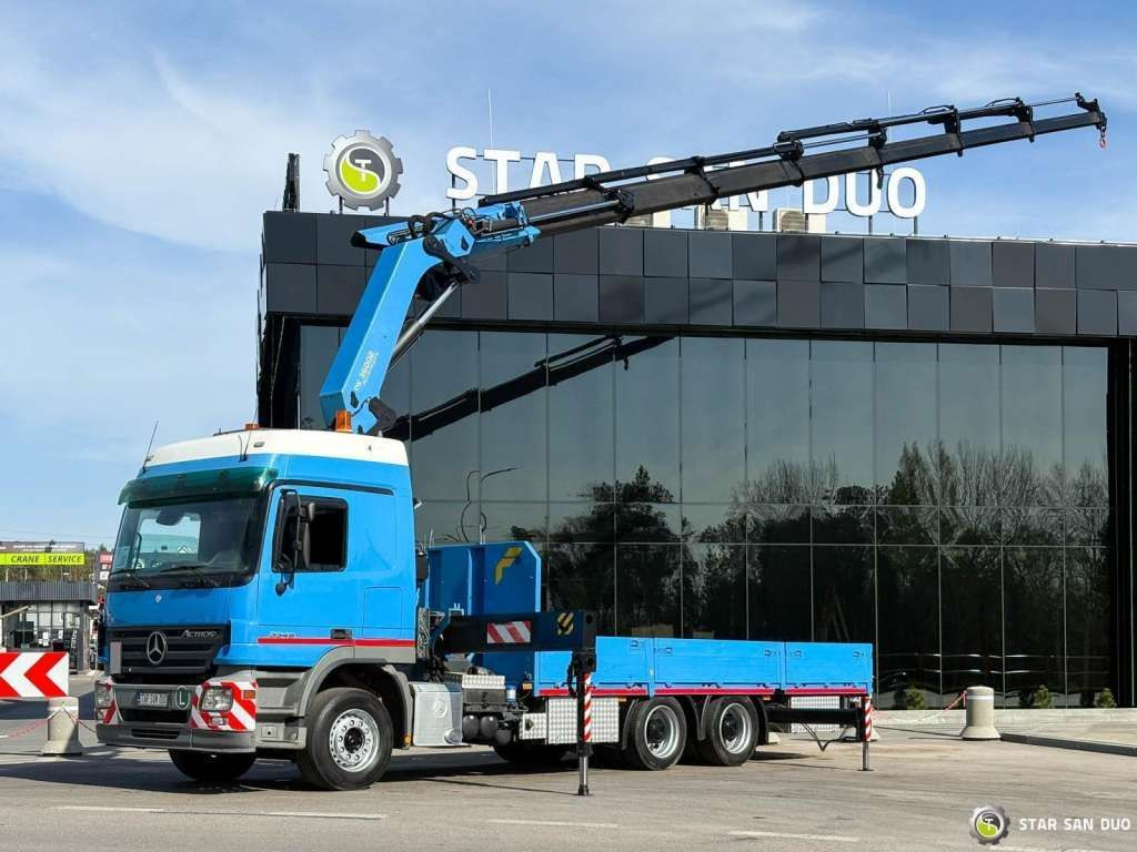 Mercedes-Benz ACTROS 2646L 6x4 PALFINGER 36002 Crane Winch - Φορτηγό με γερανό: φωτογραφία 1 Mercedes-Benz ACTROS 2646L 6x4 PALFINGER 36002 Crane Winch - Φορτηγό με γερανό: φωτογραφία 1