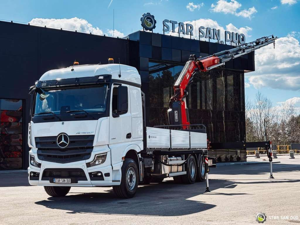 Mercedes-Benz ACTROS 3351 NEW 6x4 Fassi F485 Crane - Φορτηγό με γερανό: φωτογραφία 1 Mercedes-Benz ACTROS 3351 NEW 6x4 Fassi F485 Crane - Φορτηγό με γερανό: φωτογραφία 1