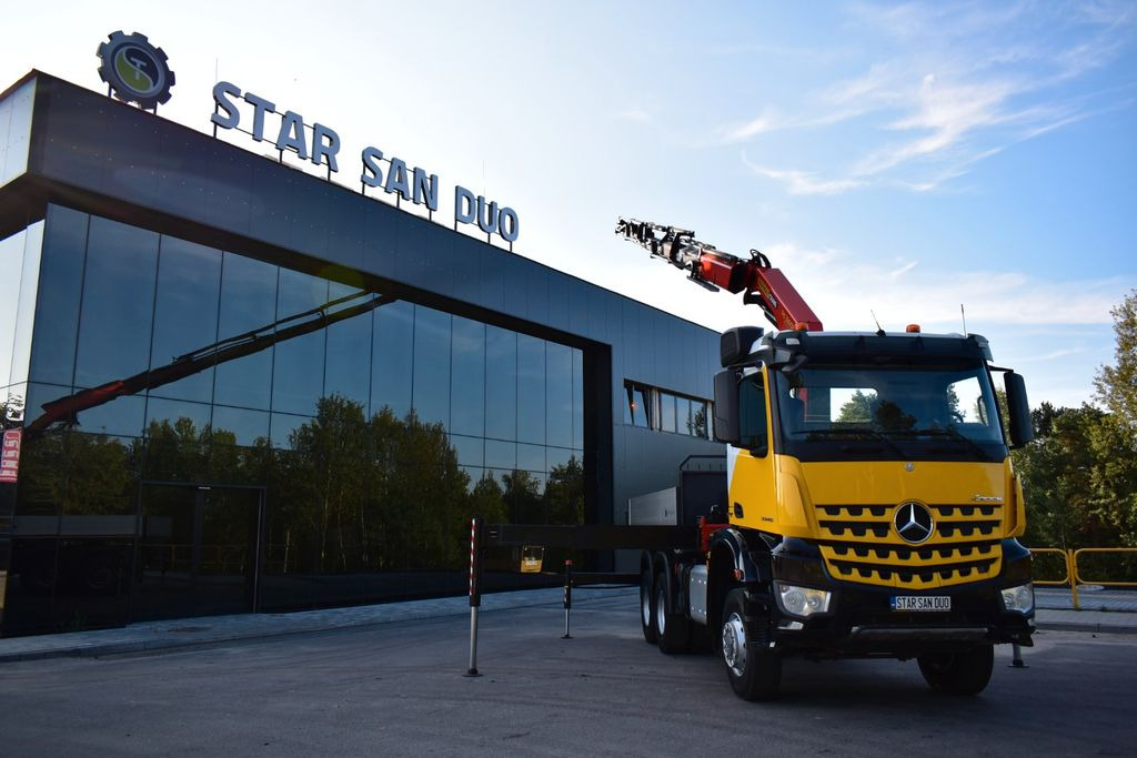Mercedes-Benz AROCS 3345 6x6 PALFINGER PK 33002 EURO 6 KRAN - Φορτηγό με γερανό, Φορτηγό με ανοιχτή καρότσα: φωτογραφία 5 Mercedes-Benz AROCS 3345 6x6 PALFINGER PK 33002 EURO 6 KRAN - Φορτηγό με γερανό, Φορτηγό με ανοιχτή καρότσα: φωτογραφία 5