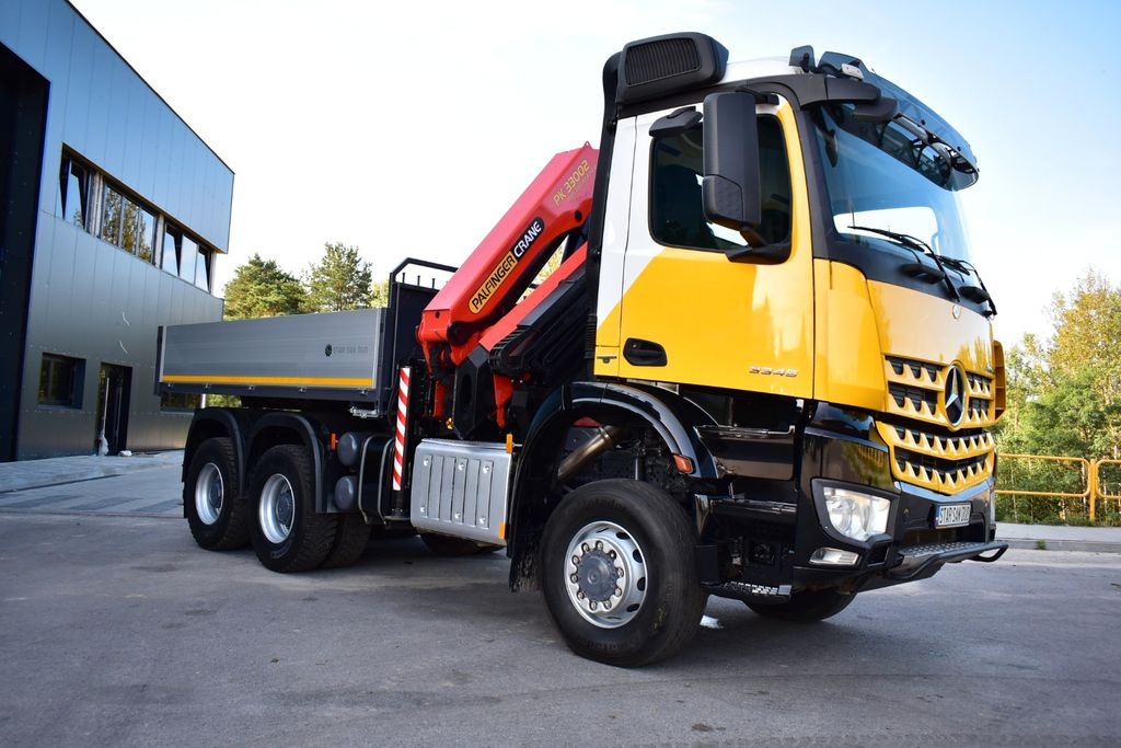 Mercedes-Benz AROCS 3345 6x6 PALFINGER PK 33002 EURO 6 KRAN - Φορτηγό με γερανό, Φορτηγό με ανοιχτή καρότσα: φωτογραφία 3 Mercedes-Benz AROCS 3345 6x6 PALFINGER PK 33002 EURO 6 KRAN - Φορτηγό με γερανό, Φορτηγό με ανοιχτή καρότσα: φωτογραφία 3