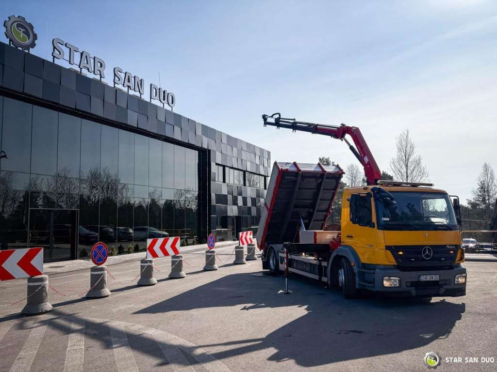 Mercedes-Benz AXOR 1824 4x2 HMF 975 HDS Crane Rotator Kipper Mercedes-Benz AXOR 1824 4x2 HMF 975 HDS Crane Rotator Kipper - Φορτηγό με γερανό, Φορτηγό ανατρεπόμενο: φωτογραφία 5 Mercedes-Benz AXOR 1824 4x2 HMF 975 HDS Crane Rotator Kipper Mercedes-Benz AXOR 1824 4x2 HMF 975 HDS Crane Rotator Kipper - Φορτηγό με γερανό, Φορτηγό ανατρεπόμενο: φωτογραφία 5