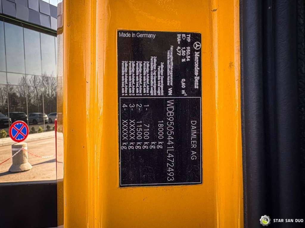 Φορτηγό με γερανό, Φορτηγό ανατρεπόμενο Mercedes-Benz  AXOR 1824 4x2 HMF 975 HDS Crane  Rotator Kipper Mercedes-Benz AXOR 1824 4x2 HMF 975 HDS Crane  Rotator Kipper: φωτογραφία 30