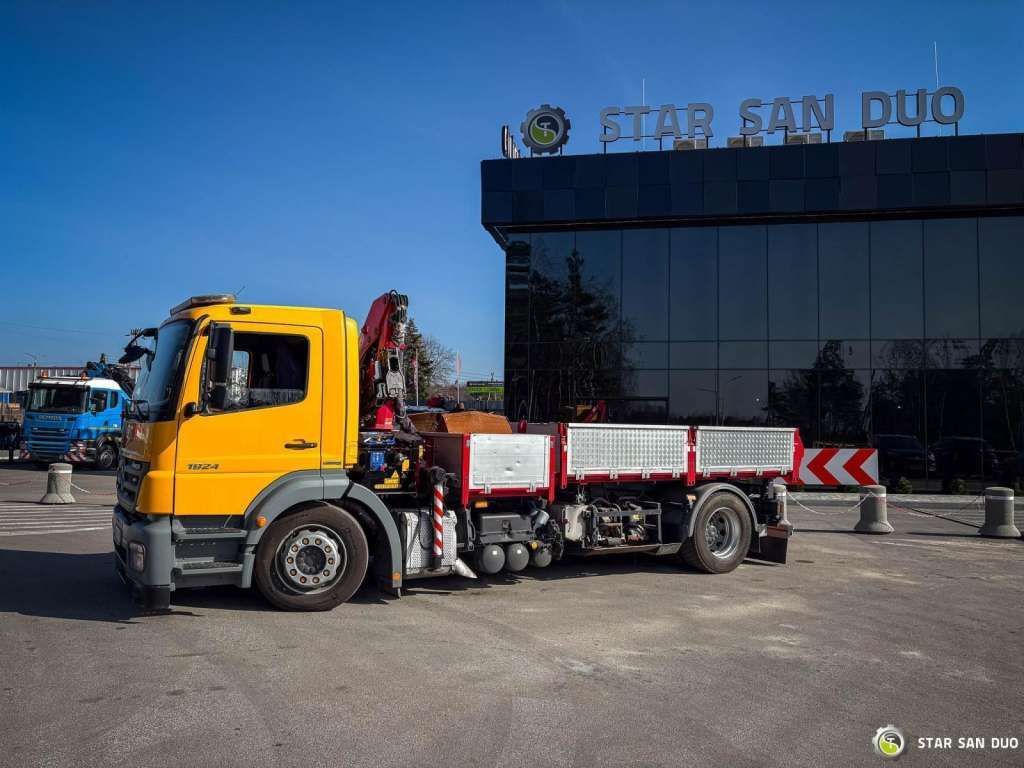 Φορτηγό με γερανό, Φορτηγό ανατρεπόμενο Mercedes-Benz  AXOR 1824 4x2 HMF 975 HDS Crane  Rotator Kipper Mercedes-Benz AXOR 1824 4x2 HMF 975 HDS Crane  Rotator Kipper: φωτογραφία 7