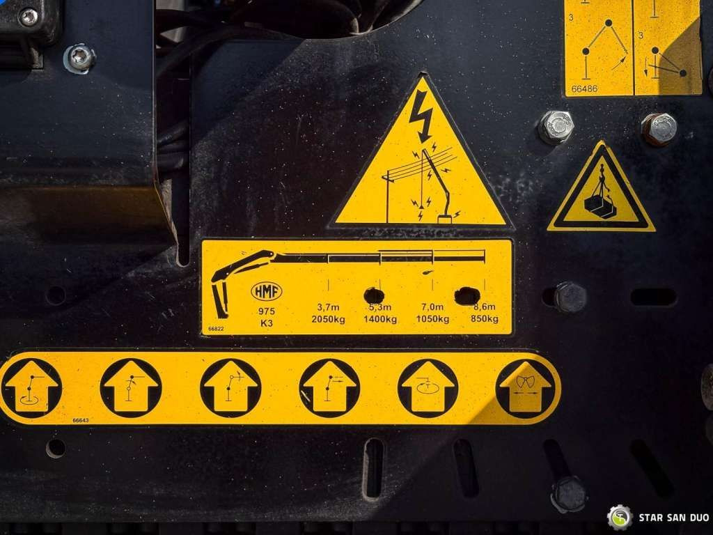 Φορτηγό με γερανό, Φορτηγό ανατρεπόμενο Mercedes-Benz  AXOR 1824 4x2 HMF 975 HDS Crane  Rotator Kipper Mercedes-Benz AXOR 1824 4x2 HMF 975 HDS Crane  Rotator Kipper: φωτογραφία 27