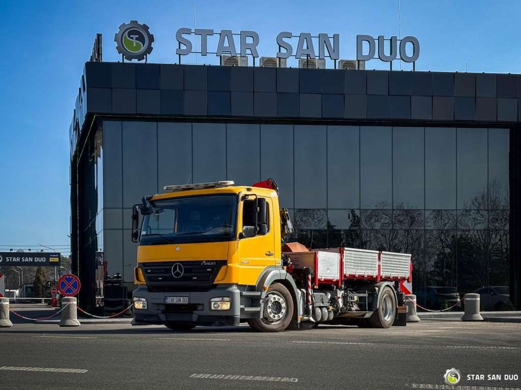 Φορτηγό με γερανό, Φορτηγό ανατρεπόμενο Mercedes-Benz  AXOR 1824 4x2 HMF 975 HDS Crane  Rotator Kipper Mercedes-Benz AXOR 1824 4x2 HMF 975 HDS Crane  Rotator Kipper: φωτογραφία 11