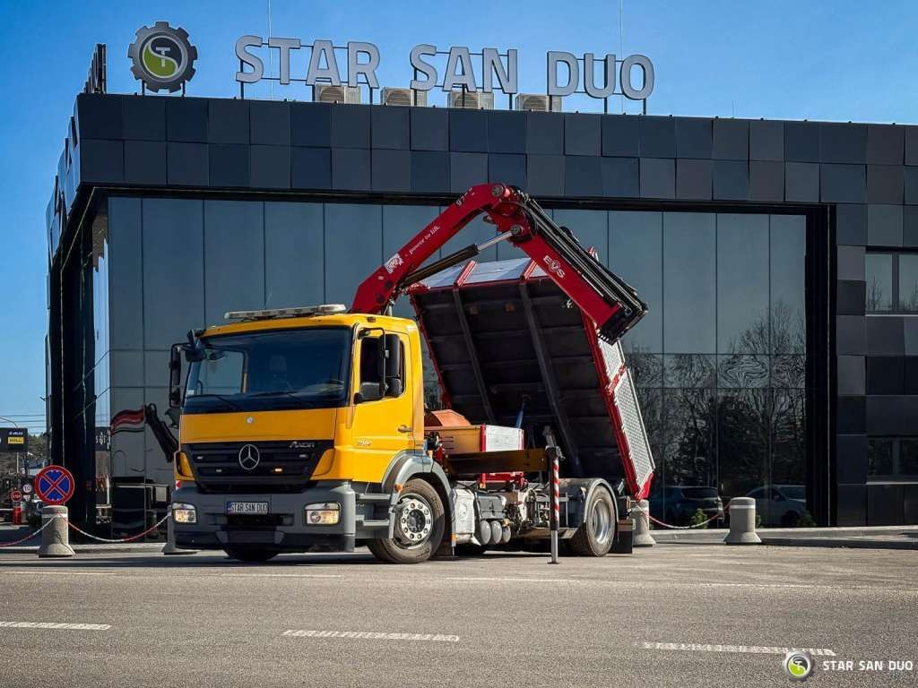 Φορτηγό με γερανό, Φορτηγό ανατρεπόμενο Mercedes-Benz  AXOR 1824 4x2 HMF 975 HDS Crane  Rotator Kipper Mercedes-Benz AXOR 1824 4x2 HMF 975 HDS Crane  Rotator Kipper: φωτογραφία 6