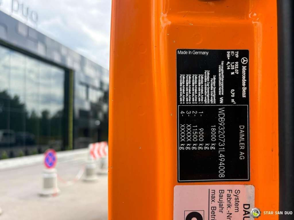 Φορτηγό ανατρεπόμενο Mercedes-Benz Actros 1841 AK 4x4 Hiab 288E-7 Crane Kipper: φωτογραφία 22 Φορτηγό ανατρεπόμενο Mercedes-Benz Actros 1841 AK 4x4 Hiab 288E-7 Crane Kipper: φωτογραφία 22