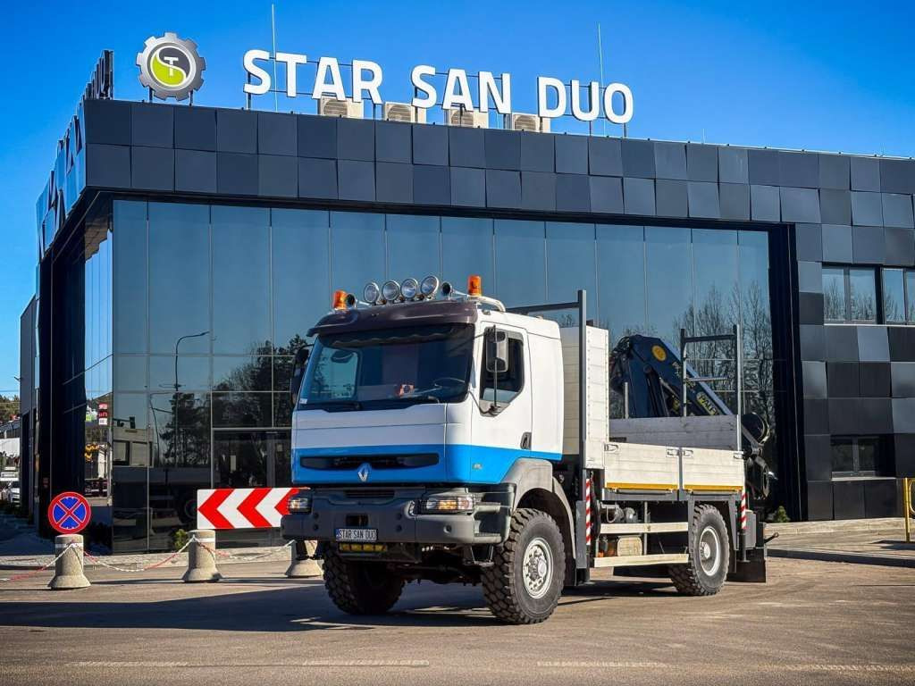 Renault KERAX 270 4x4 PALFINGER PK 16502 CRANE WINCH - Φορτηγό με γερανό, Φορτηγό με ανοιχτή καρότσα: φωτογραφία 5 Renault KERAX 270 4x4 PALFINGER PK 16502 CRANE WINCH - Φορτηγό με γερανό, Φορτηγό με ανοιχτή καρότσα: φωτογραφία 5