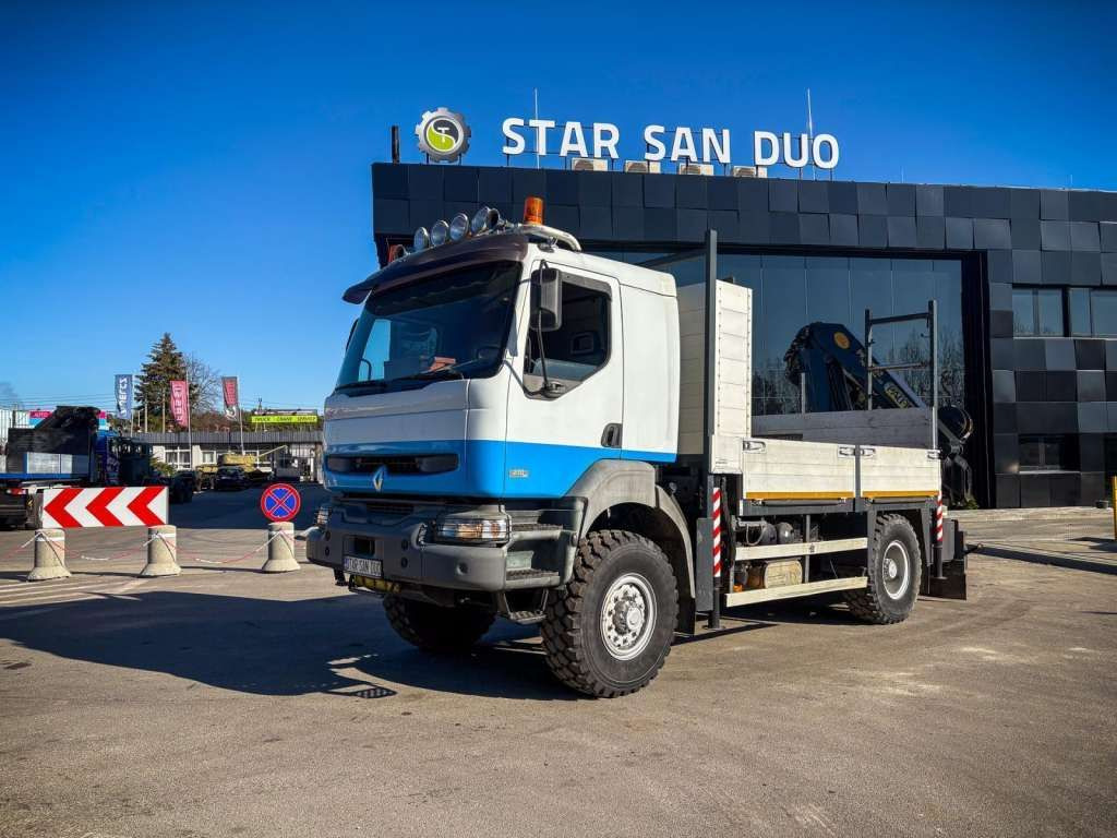Renault KERAX 270 4x4 PALFINGER PK 16502 CRANE WINCH - Φορτηγό με γερανό, Φορτηγό με ανοιχτή καρότσα: φωτογραφία 3 Renault KERAX 270 4x4 PALFINGER PK 16502 CRANE WINCH - Φορτηγό με γερανό, Φορτηγό με ανοιχτή καρότσα: φωτογραφία 3