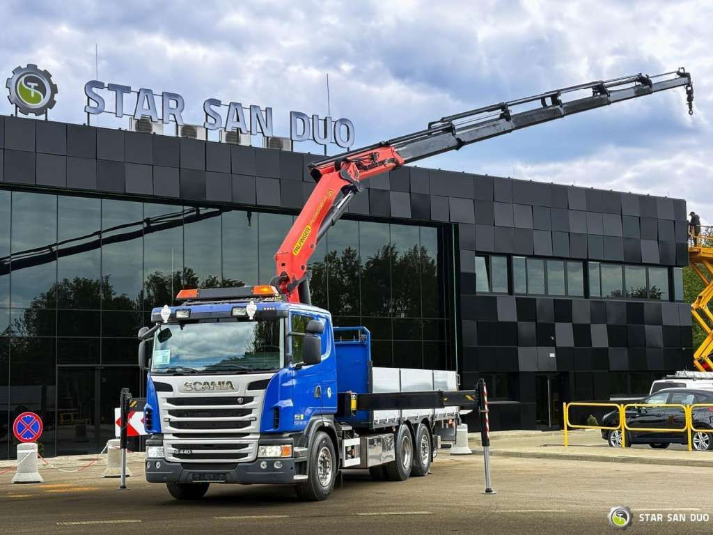 Scania G440 6x2 PALFINGER PK 34002SH Crane Kran - Φορτηγό με γερανό: φωτογραφία 1 Scania G440 6x2 PALFINGER PK 34002SH Crane Kran - Φορτηγό με γερανό: φωτογραφία 1