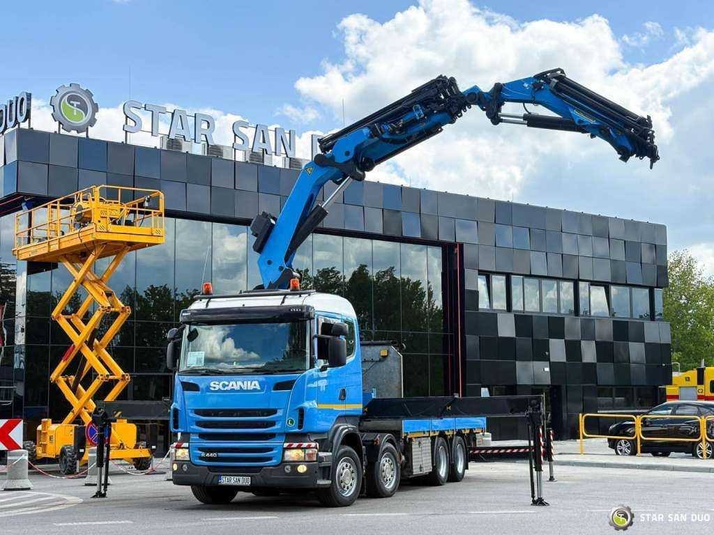 Scania R440 8x4 Palfinger PK50002 FLY JIB Crane Winch - Φορτηγό με γερανό: φωτογραφία 4 Scania R440 8x4 Palfinger PK50002 FLY JIB Crane Winch - Φορτηγό με γερανό: φωτογραφία 4