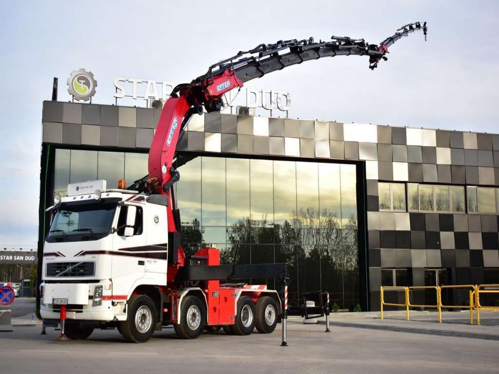 Volvo FH 520 8x2 EFFER 850 Fly Jib Winch 5th - Φορτηγό με γερανό, Τράκτορας: φωτογραφία 5 Volvo FH 520 8x2 EFFER 850 Fly Jib Winch 5th - Φορτηγό με γερανό, Τράκτορας: φωτογραφία 5