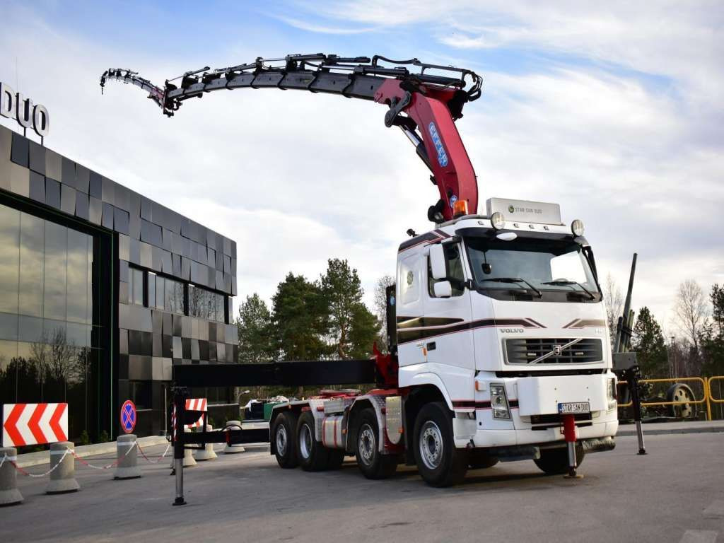 Volvo FH 520 8x2 EFFER 850 Fly Jib Winch 5th - Φορτηγό με γερανό, Τράκτορας: φωτογραφία 3 Volvo FH 520 8x2 EFFER 850 Fly Jib Winch 5th - Φορτηγό με γερανό, Τράκτορας: φωτογραφία 3