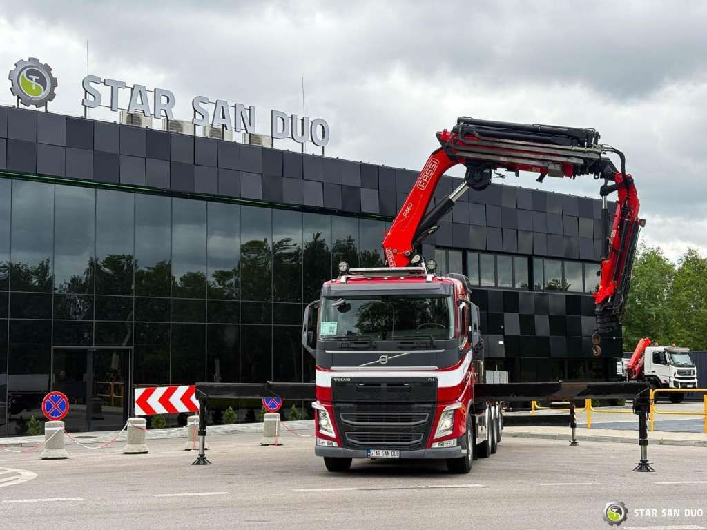 Volvo FH 540 8x4 FASSI F 660 HDS Fly Jib Winch - Φορτηγό με γερανό: φωτογραφία 4 Volvo FH 540 8x4 FASSI F 660 HDS Fly Jib Winch - Φορτηγό με γερανό: φωτογραφία 4