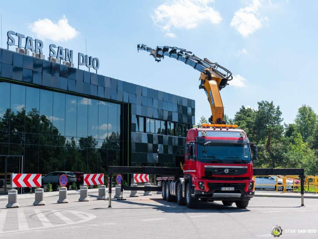 Volvo FMX 500 8x2 Effer 585 Fly Jib Winch Crane Kran - Φορτηγό με γερανό: φωτογραφία 5 Volvo FMX 500 8x2 Effer 585 Fly Jib Winch Crane Kran - Φορτηγό με γερανό: φωτογραφία 5