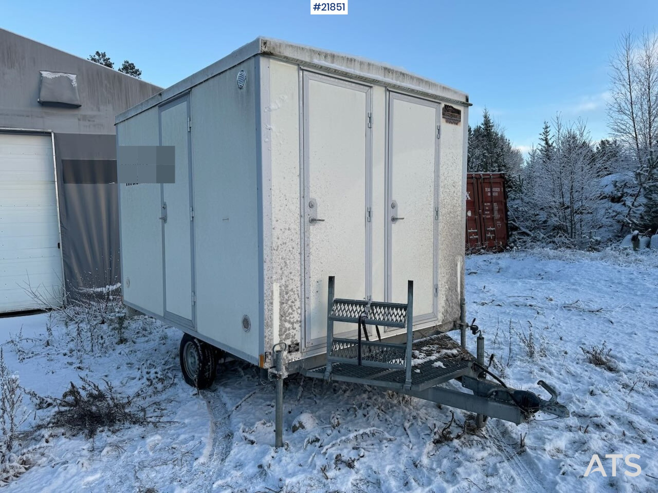 Arbeidsbrakke m/ forbrenningstoalett - Σπίτι εμπορευματοκιβωτία: φωτογραφία 1 Arbeidsbrakke m/ forbrenningstoalett - Σπίτι εμπορευματοκιβωτία: φωτογραφία 1