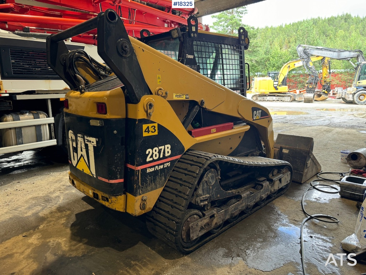 Φορτωτής πλάγιας ολίσθησης Caterpillar 287B: φωτογραφία 6