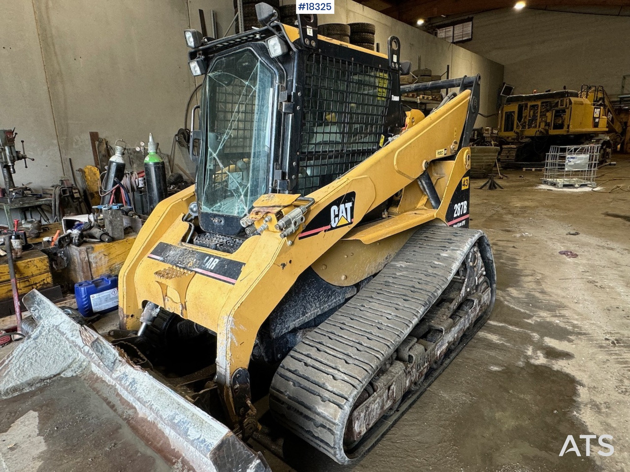 Φορτωτής πλάγιας ολίσθησης Caterpillar 287B: φωτογραφία 11