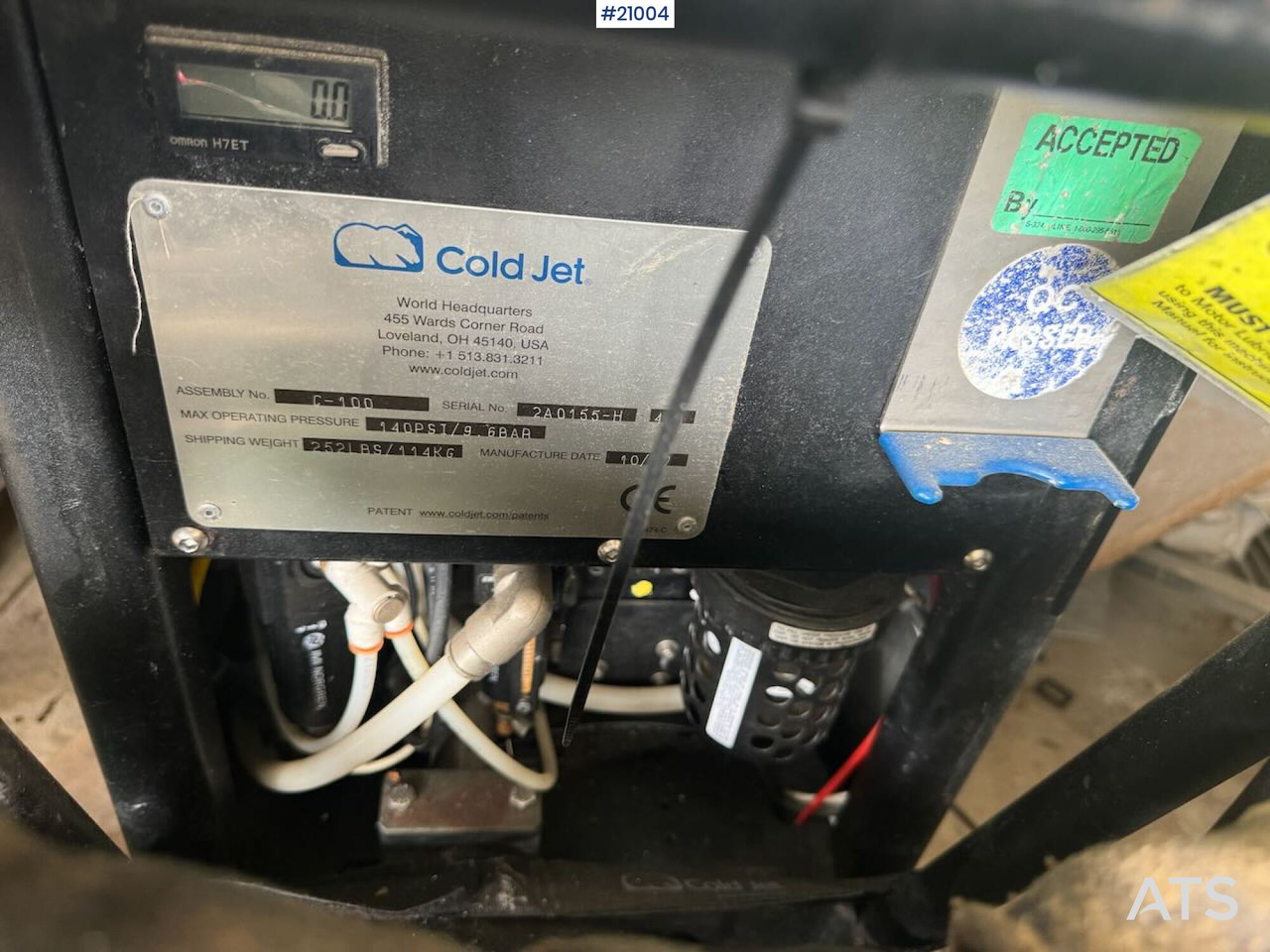 Κατασκευή μηχανήματα Cold Jet Aero 100: φωτογραφία 7 Κατασκευή μηχανήματα Cold Jet Aero 100: φωτογραφία 7