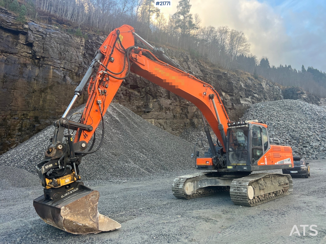 Doosan Dx300lc-5 Gravemaskin m/ rototilt og pusseskuffe - Εκσκαφέας: φωτογραφία 2 Doosan Dx300lc-5 Gravemaskin m/ rototilt og pusseskuffe - Εκσκαφέας: φωτογραφία 2
