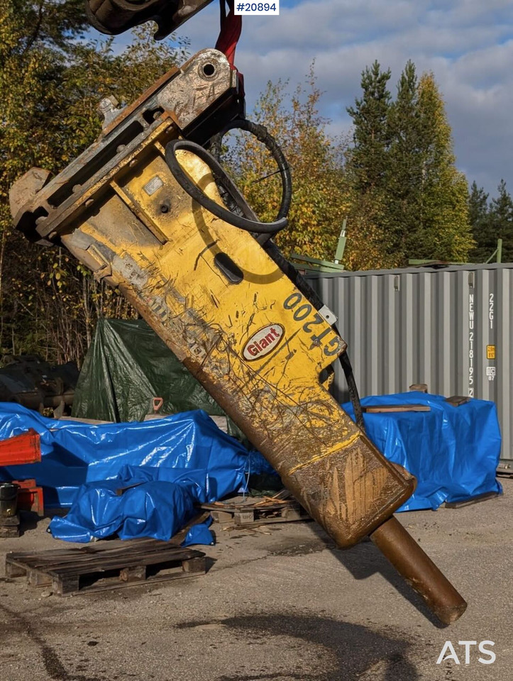 Giant GT200 - Υδραυλικό σφυρί για Κατασκευή μηχανήματα: φωτογραφία 1 Giant GT200 - Υδραυλικό σφυρί για Κατασκευή μηχανήματα: φωτογραφία 1