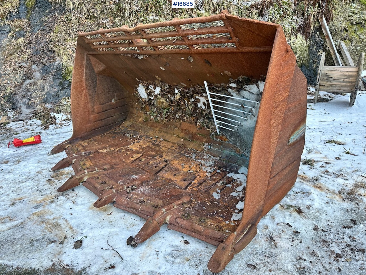 Κουβάς για φορτωτή για Κατασκευή μηχανήματα Hjullasterskuffe m/ Volvo BM feste: φωτογραφία 1