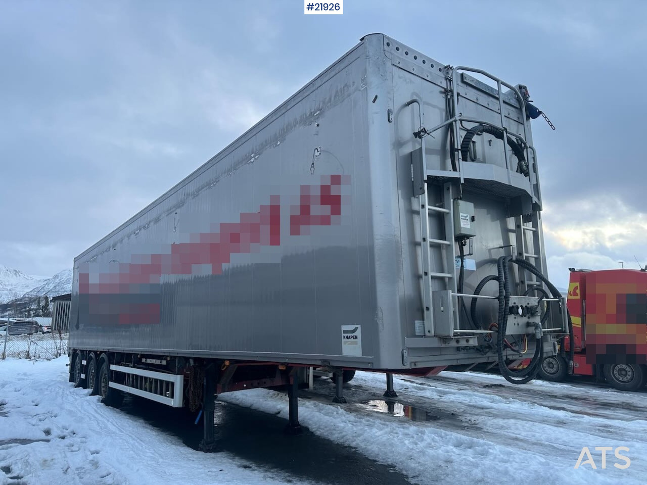 Knapen Kcw Walking floor 33 pallers - Επικαθήμενο μεταφορική βουτσάς: φωτογραφία 1 Knapen Kcw Walking floor 33 pallers - Επικαθήμενο μεταφορική βουτσάς: φωτογραφία 1