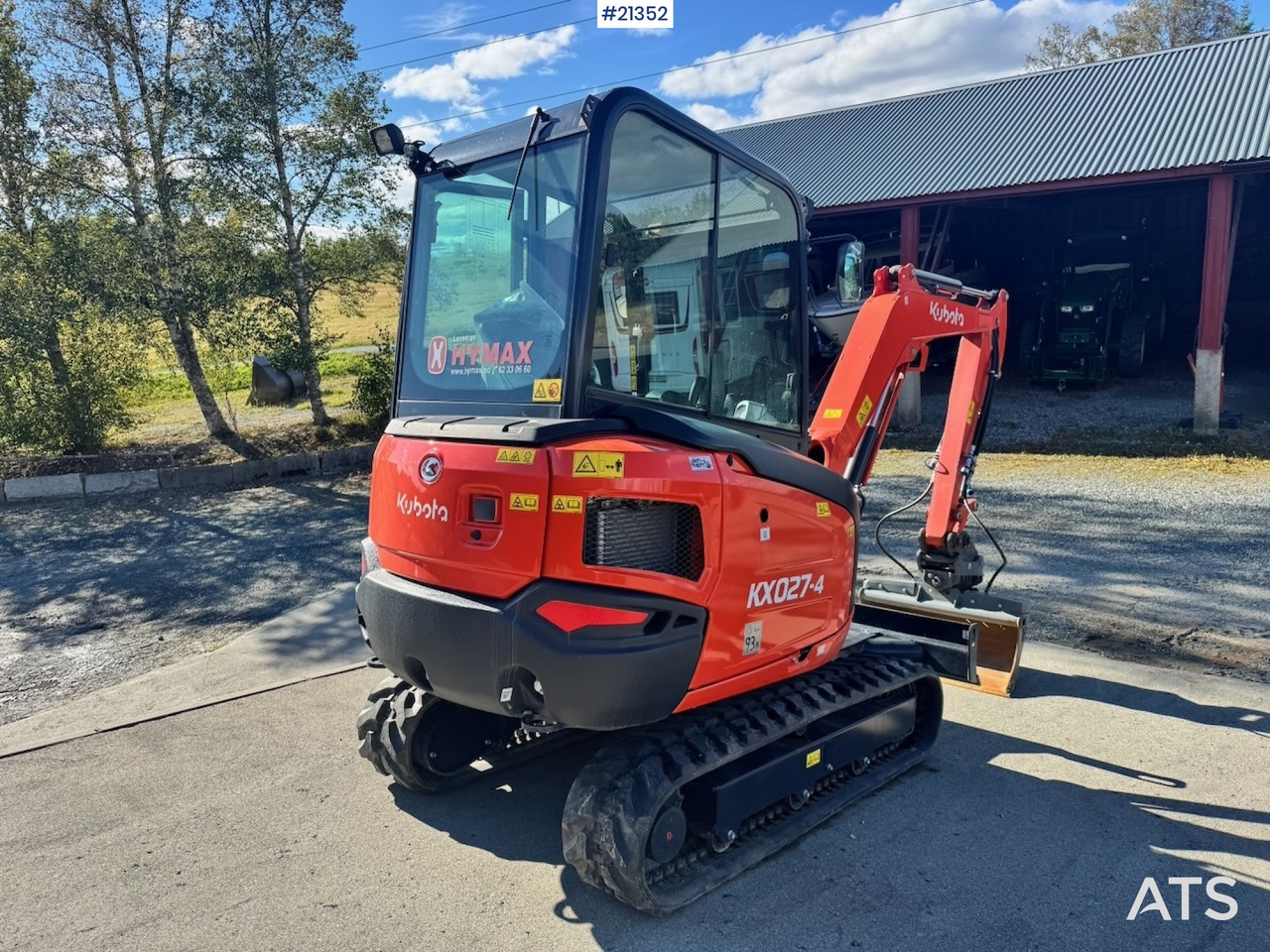 Kubota KX027-4 - Μίνι εκσκαφέας: φωτογραφία 5 Kubota KX027-4 - Μίνι εκσκαφέας: φωτογραφία 5